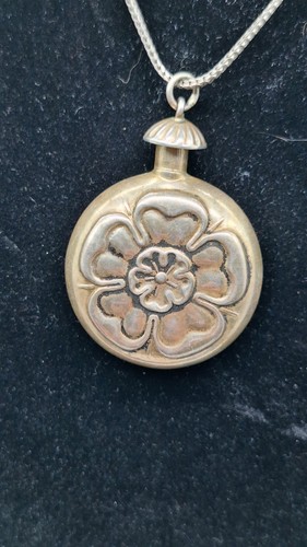 Sterling silver snuff bottle - sterling,