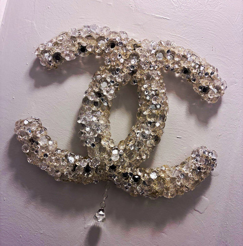 Handmade crystal dangle wall - crystal,