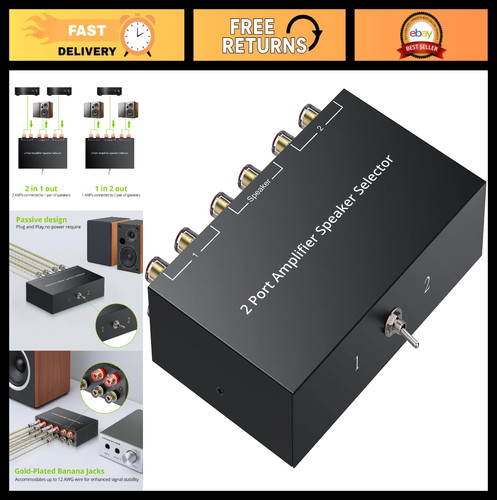 Way speaker switcher - 2-way,