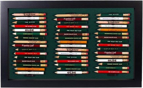 Eureka golf pencil display - golf,
