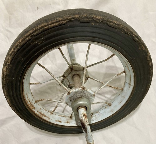 Vintage tricycle front wheel - vintage,