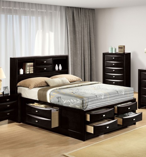 Contemporary queen size bed - queen,