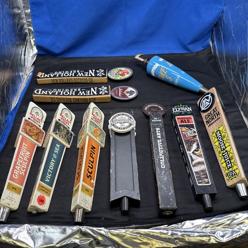 Lot used beer tap - of,