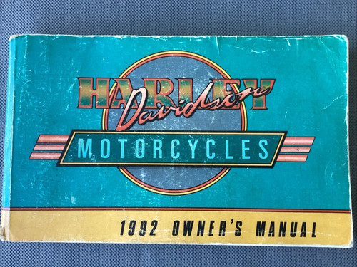 Harley davidson 1992 owner - davidson,