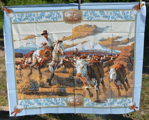 Western cattle drive cut and