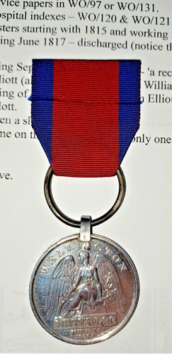 Battle waterloo medal - waterloo,