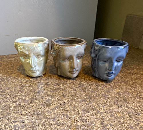 Set small glazed - set, ceramic