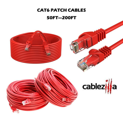 Cat6 red ethernet - cat6,