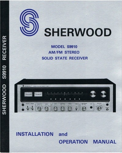Sherwood 9910 receiver - sherwood,