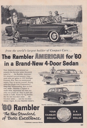 1960 rambler american - rambler, american: