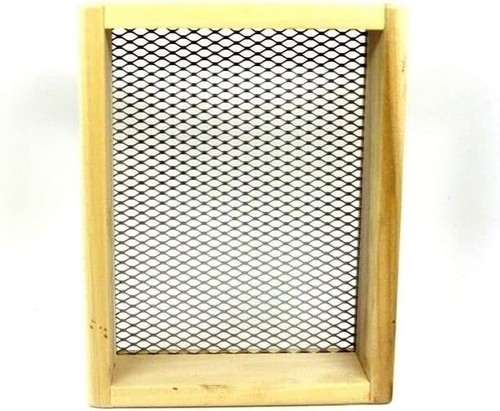 Standard wood dirt sifter - sifter,