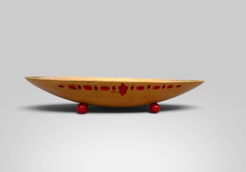 Vtg 1940s munising - wooden, bowl