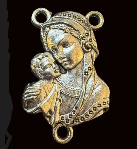 Large inch silver tone - large, silver-tone