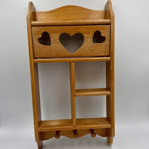 Wooden wall shelf knick - wooden, knack
