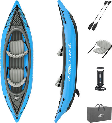 Inflatable kayak set - kayak,