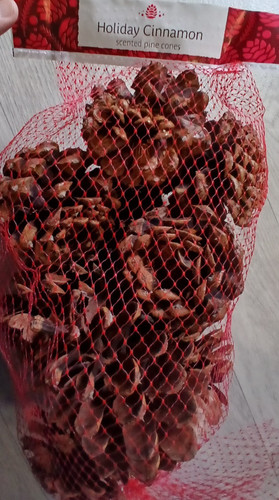 Scented bag pinecones - bag,