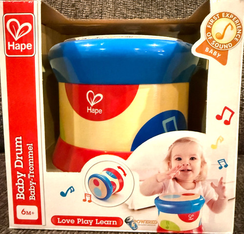 Hape baby drum - hape, colorful