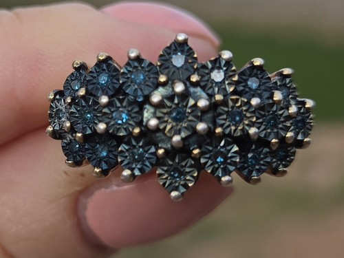 Blue spinnel diamond - blue, spinnel?