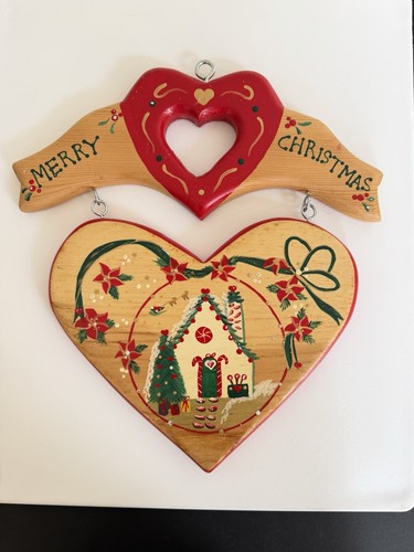 Vintage hand paint wood - hand,
