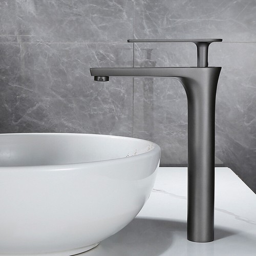 Gun metal bathroom - metal, sink