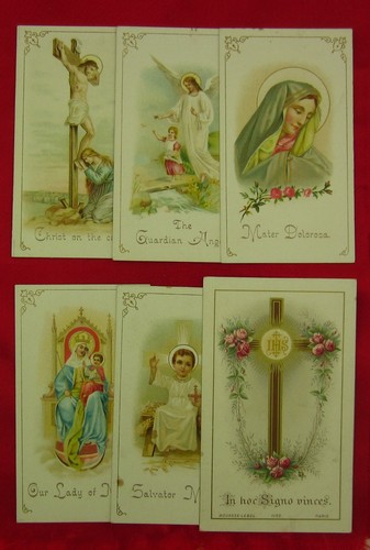 Vintage lot holy - holy, cards