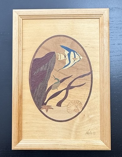 Hudson river inlay marquetry - inlay,