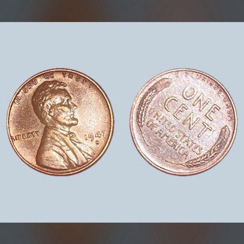 1947 lincoln wheat penny - 1947,