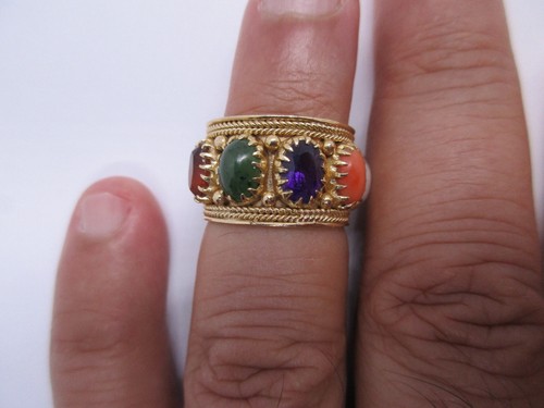 Vintage 14k gold multi - vintage, multi-color