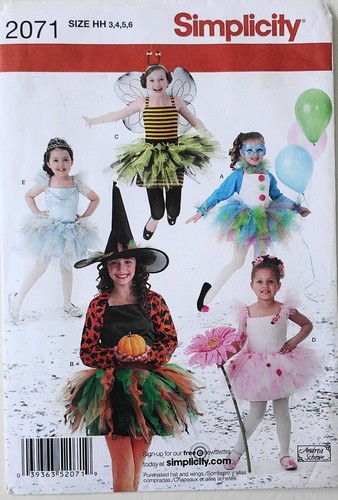 Simplicity 2071 girls - simplicity, ballet