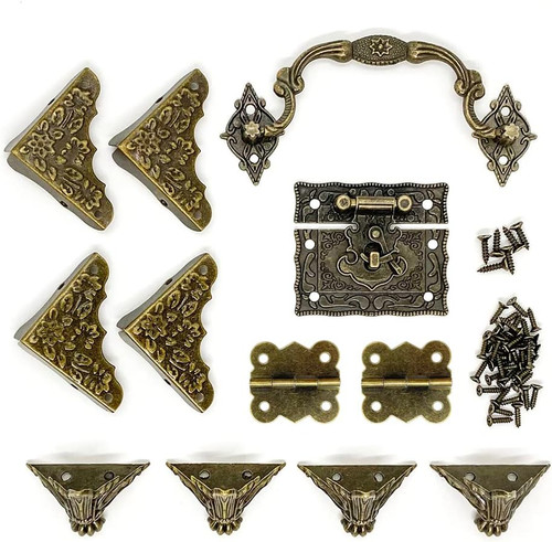Antique jewelry box hardware - antique,