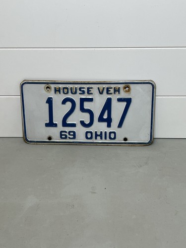 1969 ohio license plate - ,
