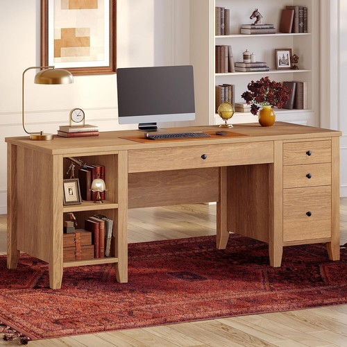 Solid pine wood computer - wood,