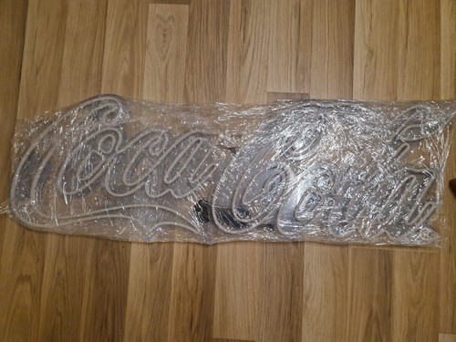 Coca cola white and blue - coca, sign