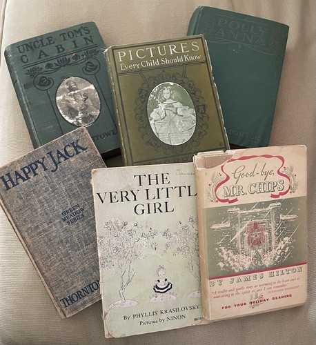 Vintage green book - book, with