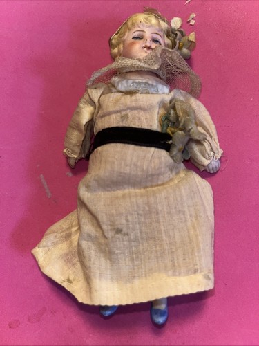 Antique german bisque doll - antique,