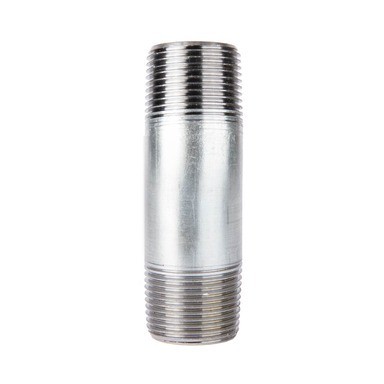 Nipple galv - galv, 1.25"x4"""