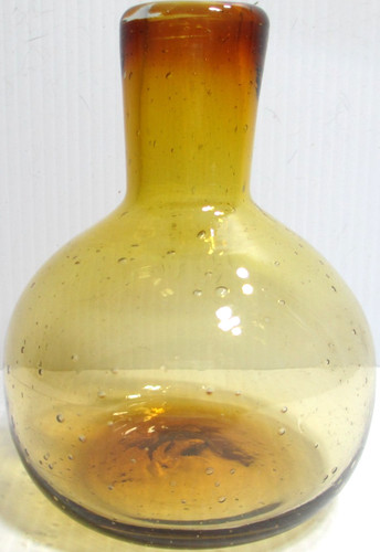 Vintage glass vase onion - vase,