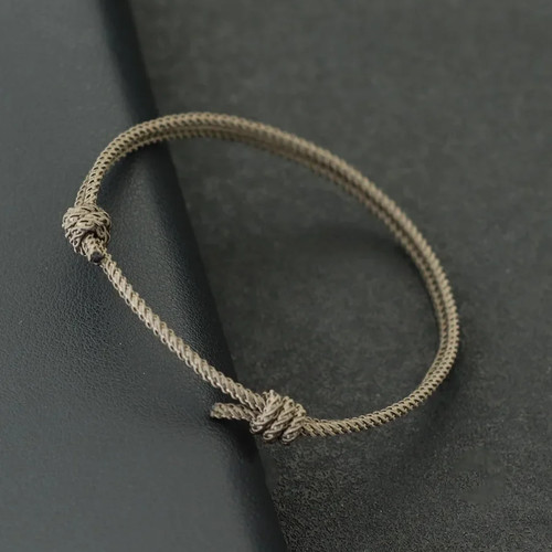 Braided rope bracelet men - rope,
