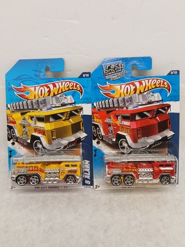 Hot wheels red - +, yellow