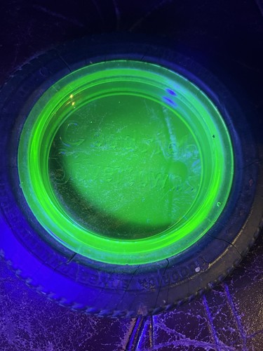 Antique uranium green glowing - antique,