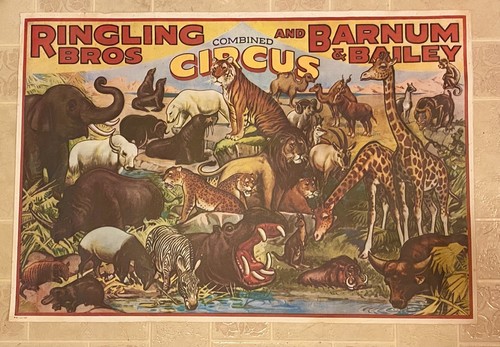 Vintage ringling bros barnum - vintage, bros.