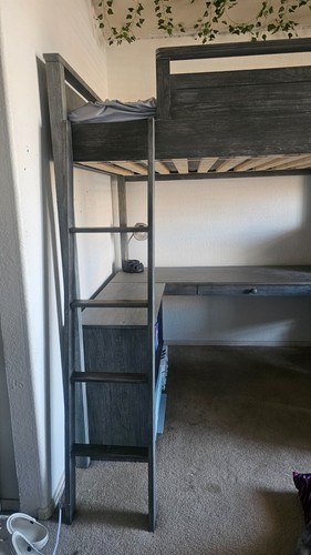 Full size loft - , desk