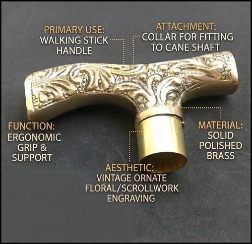 Vintage antique style brass - style,