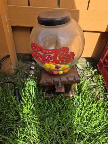Pepsi cola glass gumball - glass,
