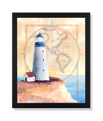 Lighthouse map lake ocean - lighthouse,