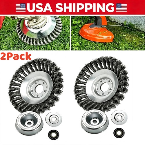 2pack steel wire wheel - wire,