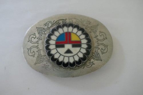 Vintage frontier belt buckle - frontier,