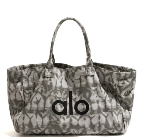 Alo yoga gray tie dye - gray, canvas