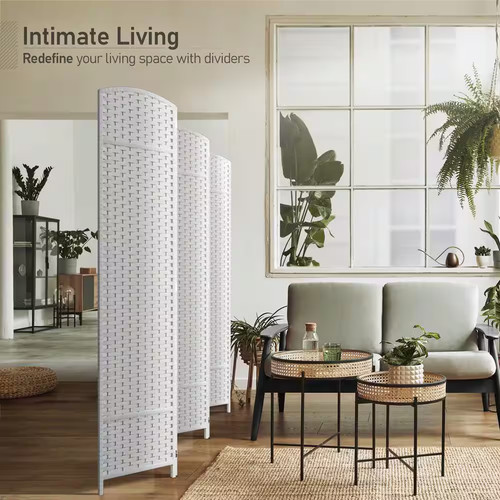 Sorbus panel room divider 6 - 6-panel,