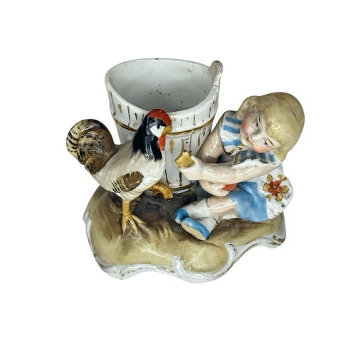 Antique german porcelain match - porcelain,